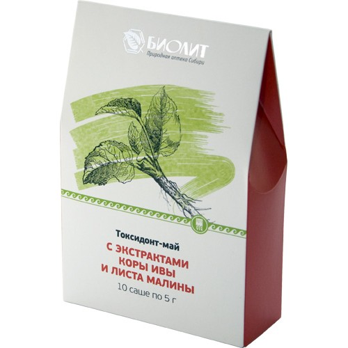 Купить Токсидонт-май с экстрактами коры ивы и листа малины  г. Калуга  